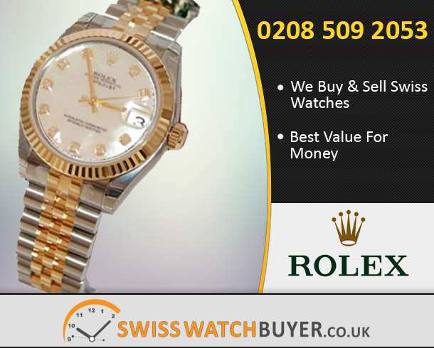 Pre-Owned Rolex Mid-Size Datejust Watches