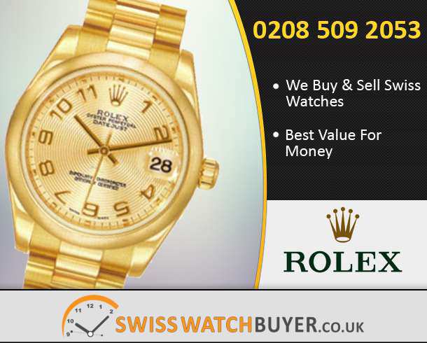 Pre-Owned Rolex Mid-Size Datejust Watches