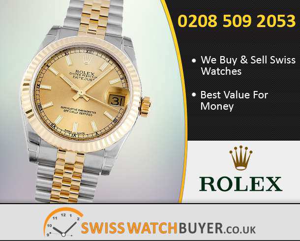 Sell Your Rolex Mid-Size Datejust Watches