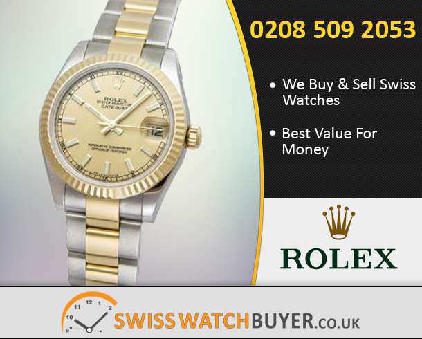 Buy Rolex Mid-Size Datejust Watches