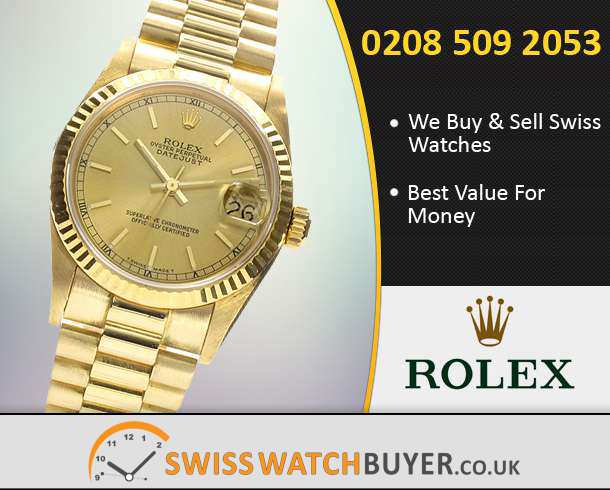 Pre-Owned Rolex Mid-Size Datejust Watches