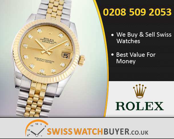 Pre-Owned Rolex Mid-Size Datejust Watches