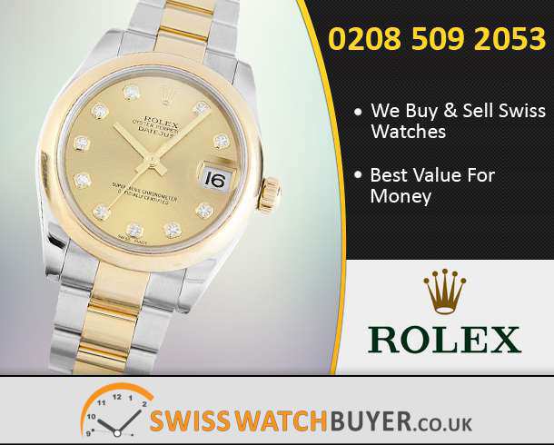 Pre-Owned Rolex Mid-Size Datejust Watches