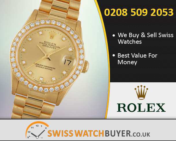 Sell Your Rolex Mid-Size Datejust Watches