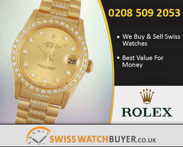 Pre-Owned Rolex Mid-Size Datejust Watches