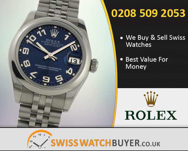 Pre-Owned Rolex Mid-Size Datejust Watches