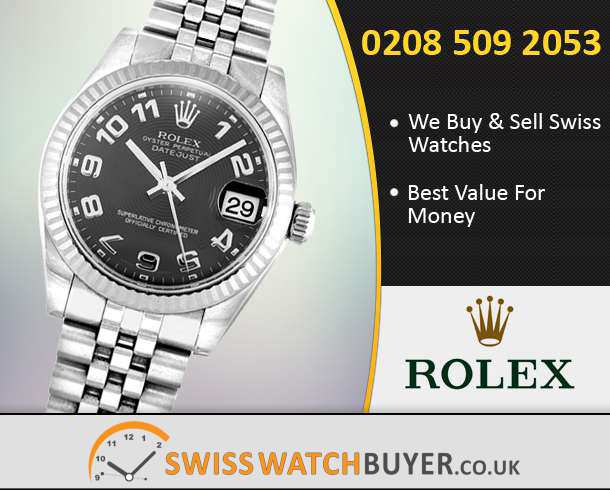 Pre-Owned Rolex Mid-Size Datejust Watches