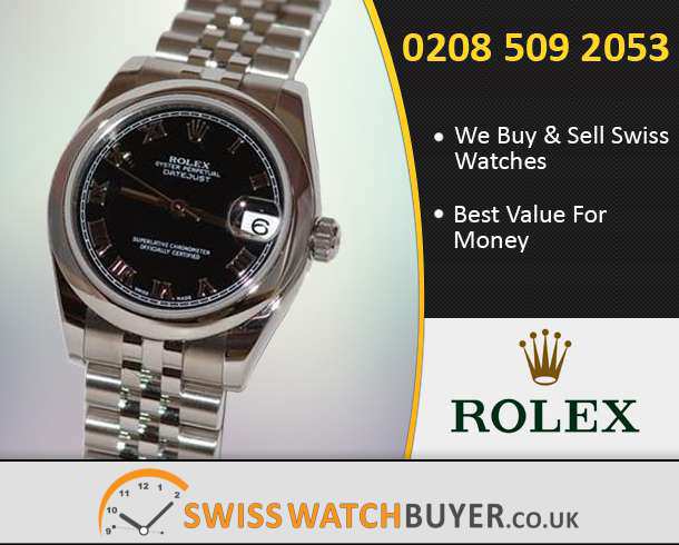 Sell Your Rolex Mid-Size Datejust Watches