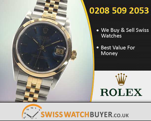 Sell Your Rolex Mid-Size Datejust Watches