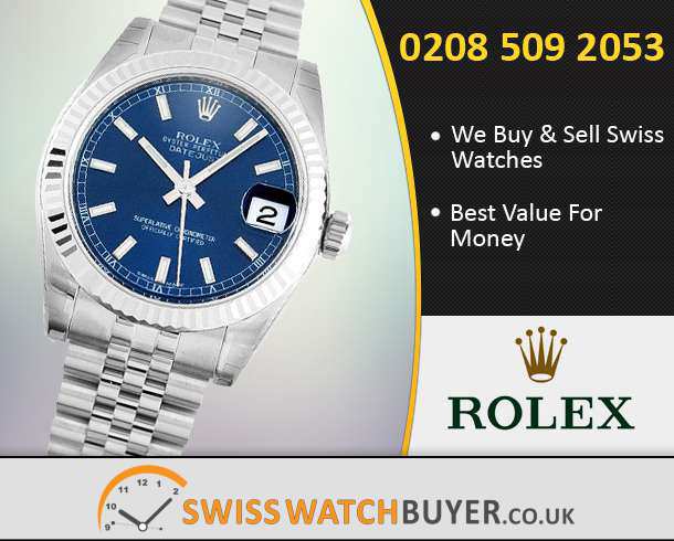 Sell Your Rolex Mid-Size Datejust Watches