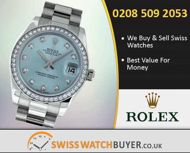 Pre-Owned Rolex Mid-Size Datejust Watches