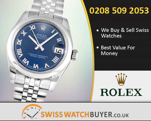 Sell Your Rolex Mid-Size Datejust Watches