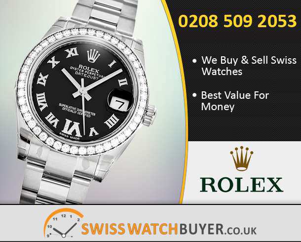 Pre-Owned Rolex Mid-Size Datejust Watches