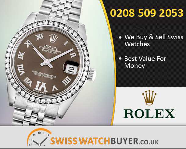 Pre-Owned Rolex Mid-Size Datejust Watches