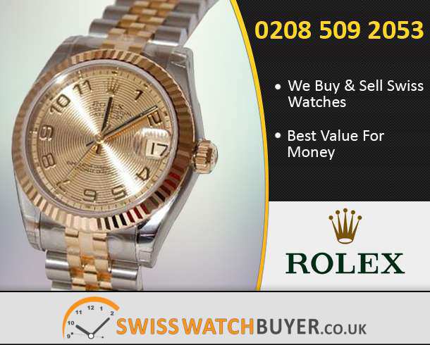 Pre-Owned Rolex Mid-Size Datejust Watches