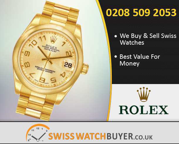 Pre-Owned Rolex Mid-Size Datejust Watches