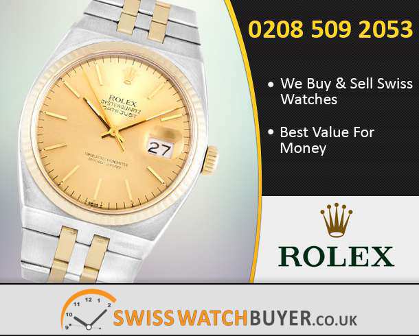 Pre-Owned Rolex Oysterquartz Datejust Watches