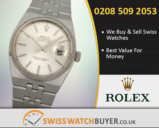 Sell Your Rolex Oysterquartz Datejust Watches
