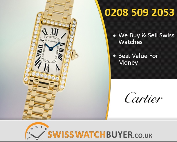 Sell Your Cartier Tank Americaine Watches