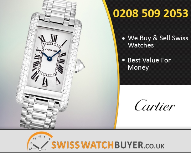 Sell Your Cartier Tank Americaine Watches