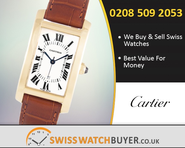 Sell Your Cartier Tank Americaine Watches