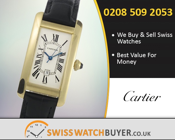 Sell Your Cartier Tank Americaine Watches