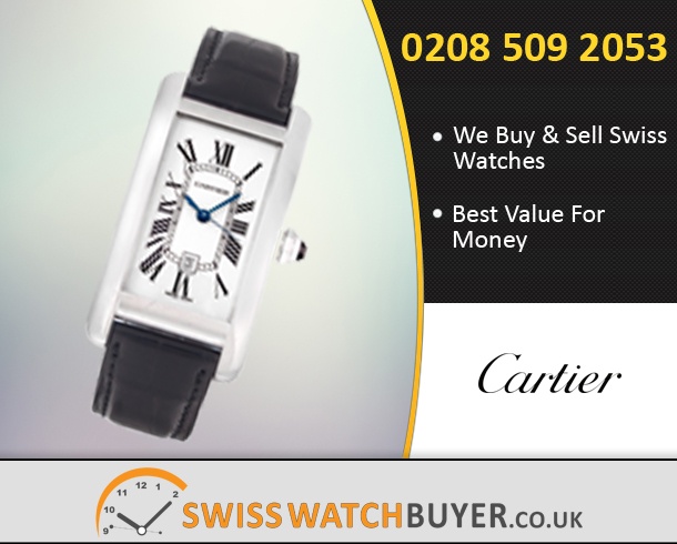 Sell Your Cartier Tank Americaine Watches