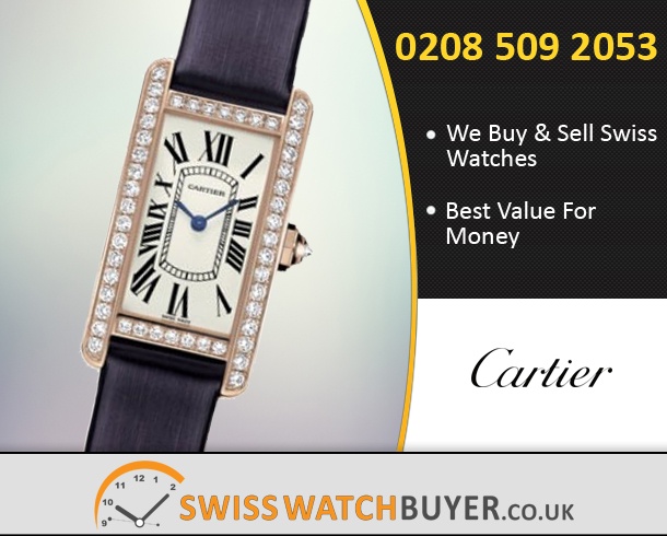 Sell Your Cartier Tank Americaine Watches