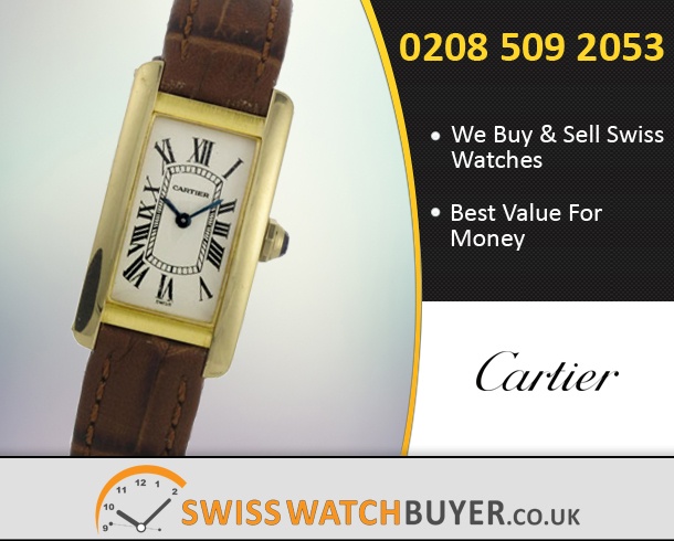 Sell Your Cartier Tank Americaine Watches