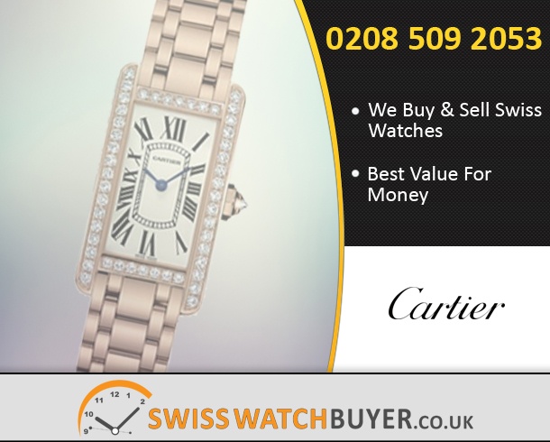 Sell Your Cartier Tank Americaine Watches