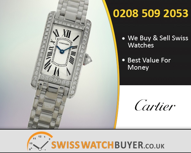 Sell Your Cartier Tank Americaine Watches