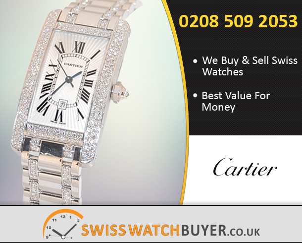 Sell Your Cartier Tank Americaine Watches