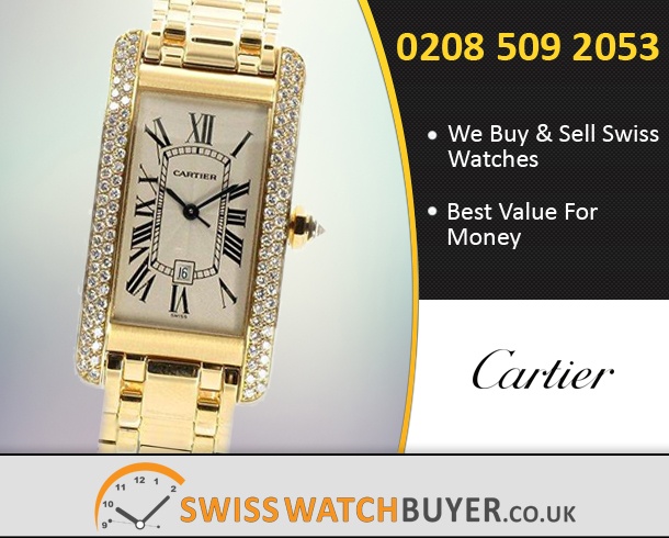 Sell Your Cartier Tank Americaine Watches