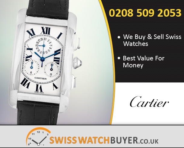 Sell Your Cartier Tank Americaine Watches