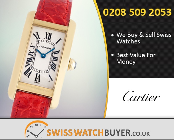 Sell Your Cartier Tank Americaine Watches