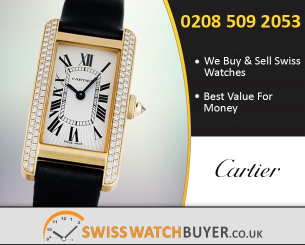 Sell Your Cartier Tank Americaine Watches