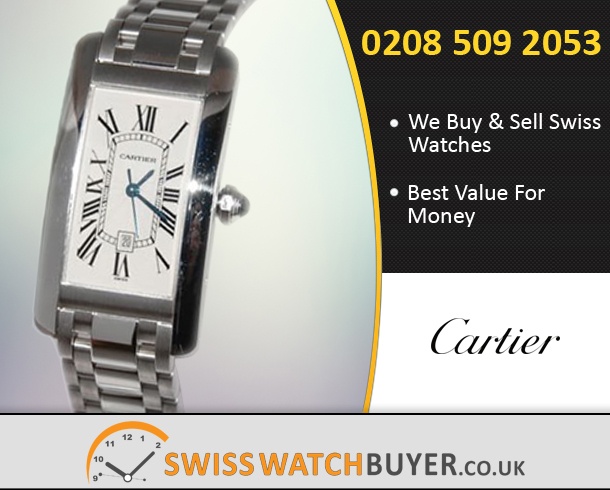 Sell Your Cartier Tank Americaine Watches