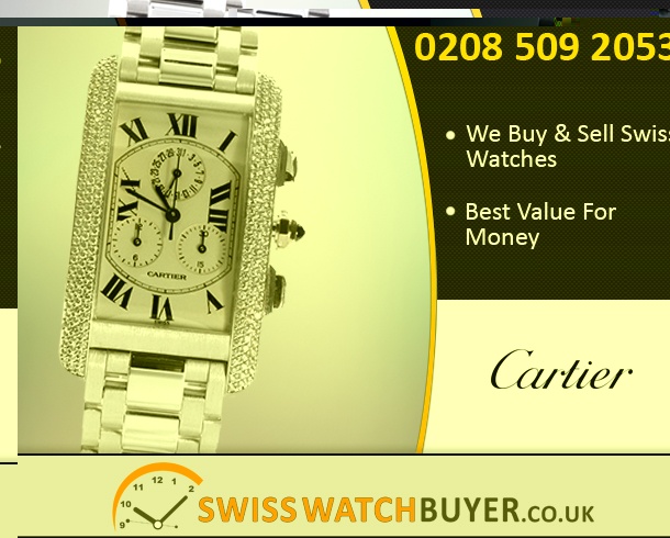 Sell Your Cartier Tank Americaine Watches