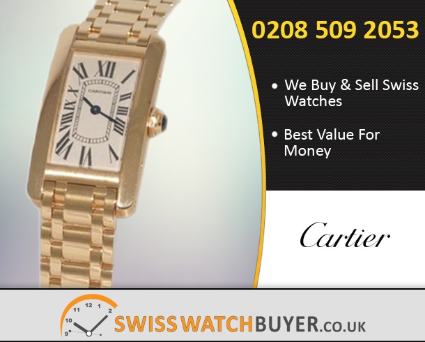 Sell Your Cartier Tank Americaine Watches