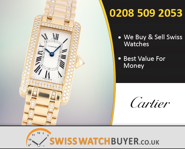 Sell Your Cartier Tank Americaine Watches