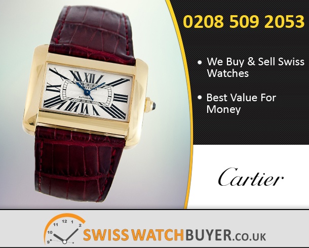 Sell Your Cartier Tank Divan Watches