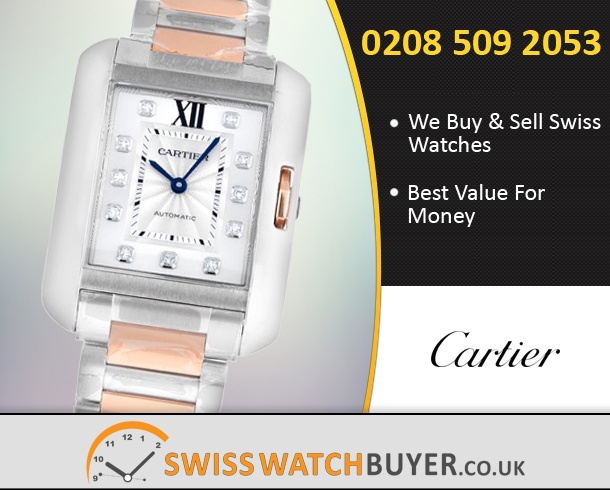 Sell Your Cartier Tank Anglaise Watches