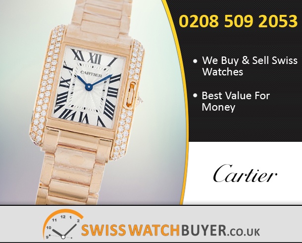 Sell Your Cartier Tank Anglaise Watches