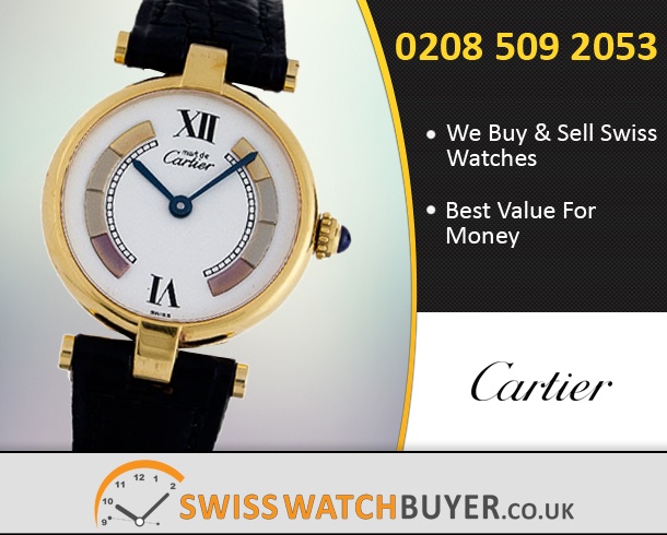 Pre-Owned Cartier Tank Vermeill Watches