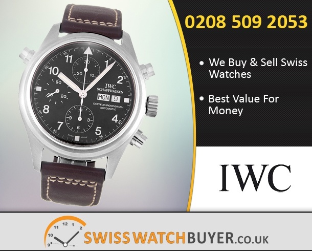 Sell Your IWC Pilots Double Chrono Watches