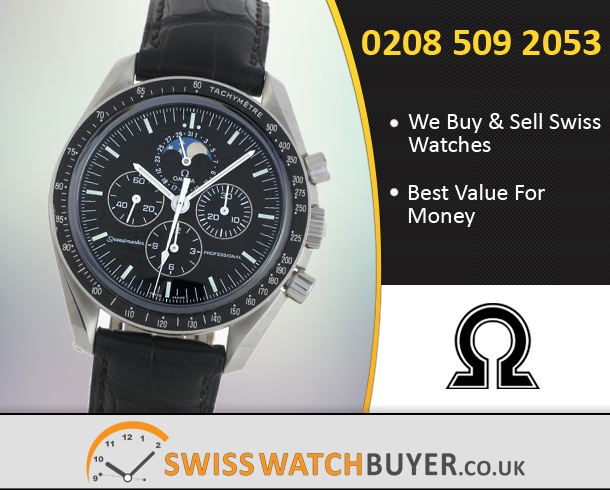 Pre-Owned OMEGA Speedmaster Moonphase Watches