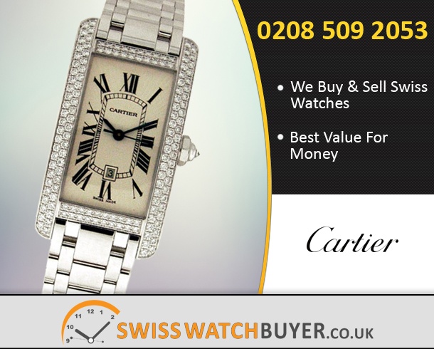 Sell Your Cartier Tank Americaine Watches