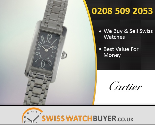 Sell Your Cartier Tank Americaine Watches