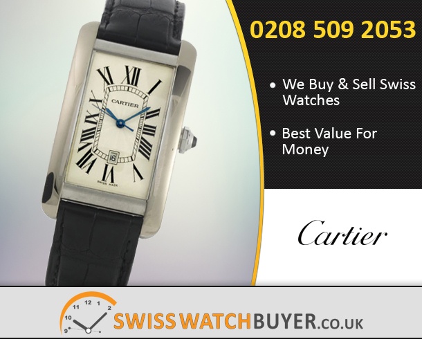 Sell Your Cartier Tank Americaine Watches