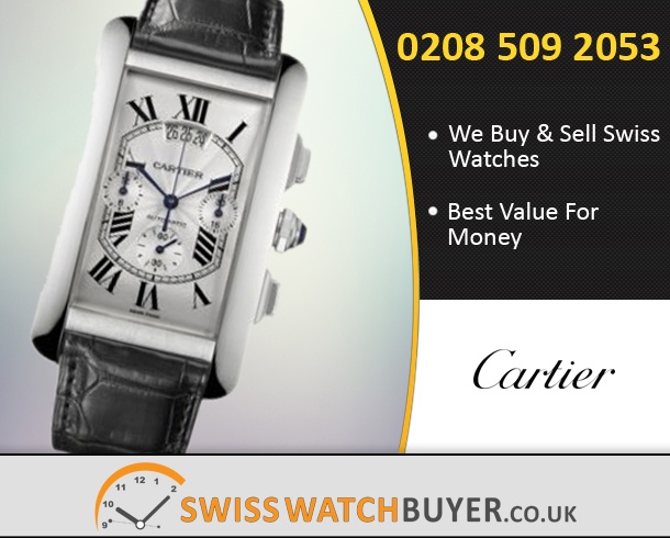 Sell Your Cartier Tank Americaine Watches